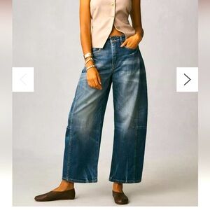 Pilcro Heritage Curve Mid-Rise Barrel Jeans